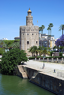 Torre del Oro, Seville, Andalusia, Spain, Europe