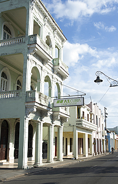 Historic buildings, Cienfuegos, Cuba, West Indies, Caribbean, Central America