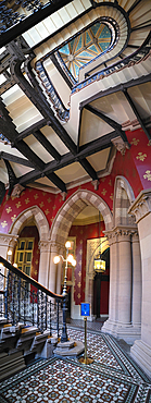 Stairway of the Renaissance Hotel, St Pancras Station