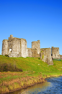 Kidwelly Castle, Carmarthenshire, Wales, United Kingdom, Europe