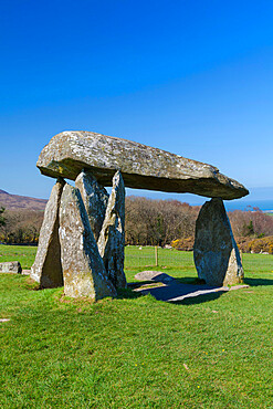 Pentre Ifan Burial Chamber, Preseli Hills, Pembrokeshire, Wales, United Kingdom, Europe