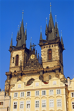 Church of Our Lady before Tyn, Old Town Square, Prague, Czech Republic, Europe