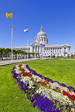 City Hall and Civic Centre, built in 1915 in the French Baroque style by architects Brown and Bakewell, San Francisco, California, United States of America, North America