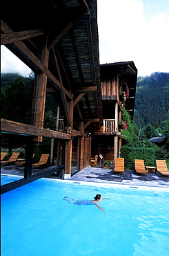 France, Alps, Haute-Savoie, Chamonix, 100th Anniversary Of Hameau Albert 1er (Member Of Relais & Chateaux With Two Michelin Stars), Owned And Managed By Pierre Carrier & Family, 