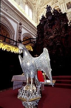 Spain, Andaloucia, Cordoba, Inside The Cathedral, Silver Eagle