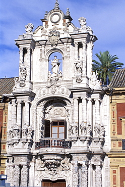 Spain, Andaloucia, Sevilla, Palacio Telmo Entrance