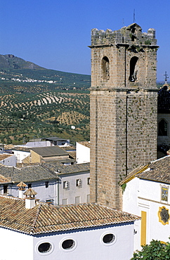 Spain, Andaloucia, Granada Region, Priego De Cordoba, View From The Alcazar