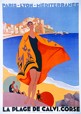 France, Corsica Island, Posters Advertising Tourisme In Corsica Circa 1920