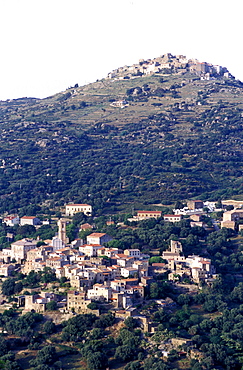 France, Corsica Island, Haute-Corse, Balagne, Village Of Pignacorse, Haute-Corse, Balagne, Village De Pigna