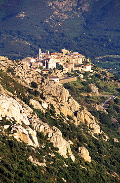 France, Corsica Island, Haute-Corse, Balagne, Village Of Montemaggiore