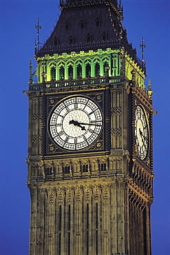 UK, London, Big Ben At Night