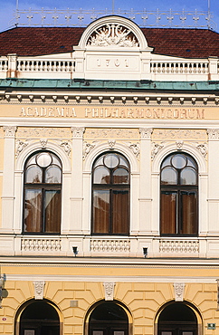 Slovenia, Ljubljana (Lubiana), The Philharmonic Academy Theater Facade