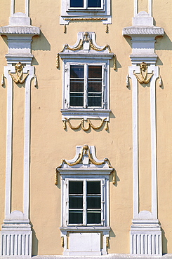 Slovenia, Maribor, Baroque Settings On A Mansion Facade