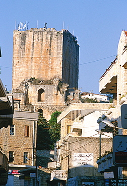 Syria, 30 Km East Of Tartus In The Mountain, The Town Is Dominated By A Donjon Built By The French Crusaders At The End Of Xii Thc And Known As Chastel Blanc