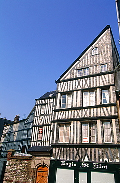 France, Normandy, Seinemaritime (76), City Of Rouen, The Medieval Quarter Sheltering Many Halftimbered Houses