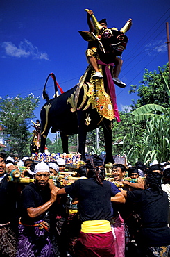 Indonesia, Bali Island, Cremation Parade