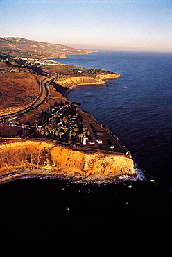 Los Angeles, California, Usa Coastline Aerial