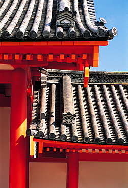 Japan, Kyoto, Imperial Palace Roofs