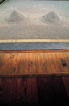 Japan, Kyoto, Daisen In, Zen Garden Detail