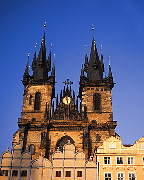 Nd Tyn Cathedral Belfries, Prague, Czech Republic