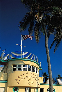 Beach Patrol Headquarters, Miami Beach, Florida, Usa