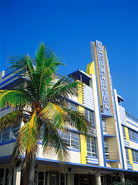 Art Deco Hotel, Ocean Drive, Miami Beach, Florida, Usa