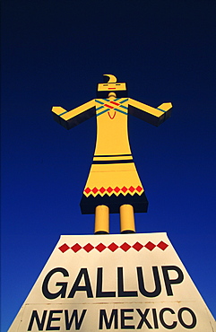 Usa, New-Mexico, Gallup, City Sign