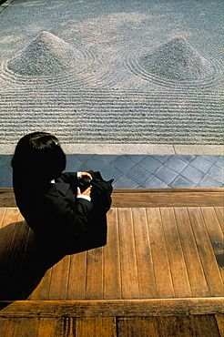 Zen garden, Kyoto, Japan, Asia