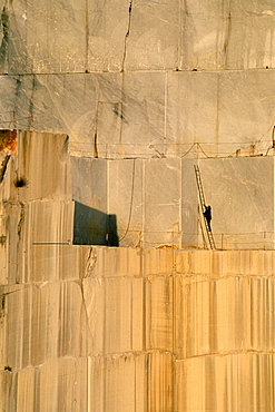 Marble quarry, Carrara, Tuscany, Italy, Europe