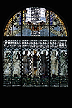 Stained Window, Steinhof Hospital, Vienna, Austria