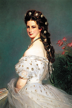 Sissi Portrait By Winterhalter, Vienna, Austria