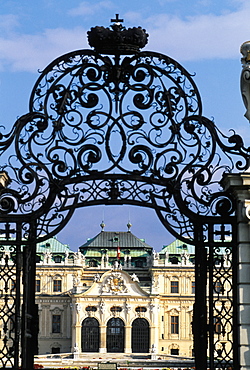 Belvedere Palace And Gate, Vienna, Austria