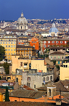 Italy, Rome, Gianicolo Gardens, View On Rome