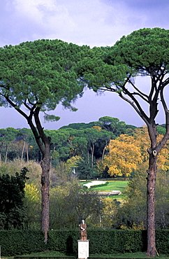 Italy, Rome, Villa Medicis (French Property), The Gardens