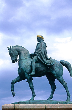 France, Corsica, South, Ajaccio, Napoleon Riding Monument