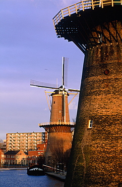 Netherlands, Rotterdam, The Windmills