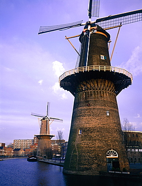 Netherlands, Rotterdam, The Old Windmills