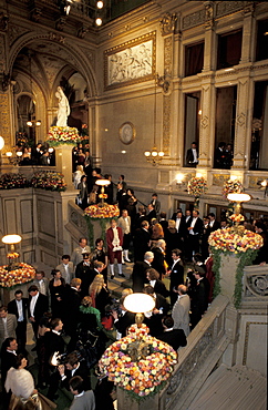 Austria, Vienna, Opera Ball, Stairs, Guest Arriving