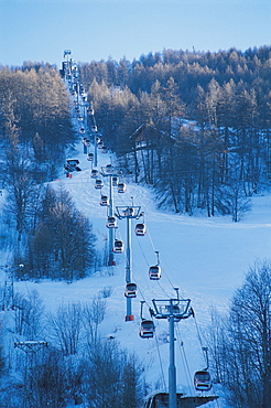 France, Alps, Skilift