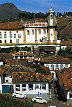 Brazil, Minas Gerais.Ouro Preto Colonial City.Overview On The City