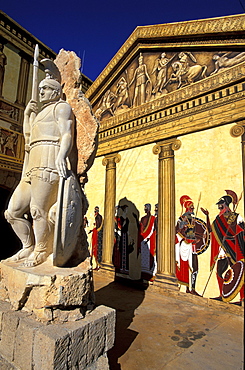 Cyprus, City Of Paphos, A Kitch Shopping Center Decorated As Antique