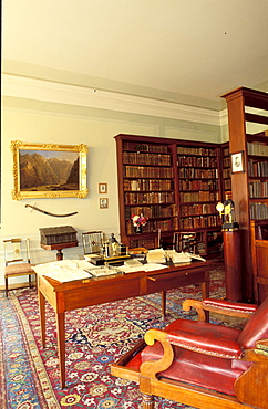 Russia, St-Petersburg, Pushkin Apartment Now A Museum Dedicated To The Writer, The Library