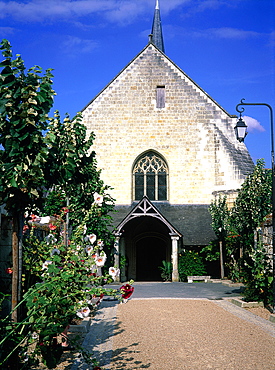 France, Val-De-Loire, Maine-Et-Loire, Fontevraud , Gothic Chapel St Georges