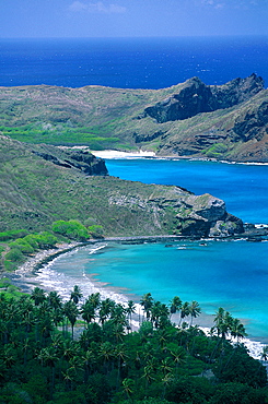 French Polynesia, Marquesas Archipelago, Ua-Pou Island, The Only Two Beaches With White Sand Near Hakahetau