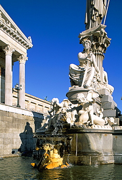 Austrian parliament building, Vienna, Austria, Eruope