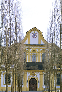 Exterior, Stift Stams Christian monastery, Tyrol, Austria, Europe