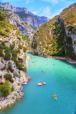 Lake St. Croix, Gorges du Verdon, Provence-Alpes-Cote d'Azur, Provence, France, Europe