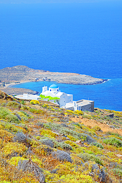 Panagia Skopiani church, Serifos Island, Cyclades, Greek Islands, Greece, Europe