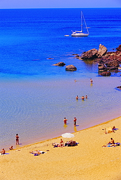 Cap Cavalleria Beach, North Coast of Menorca, Balearic Islands, Spain, Europe