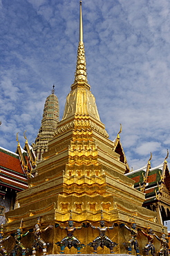 The Temple of the Emerald Buddha, Grand Palace, Bangkok, Thailand, Southeast Asia, Asia